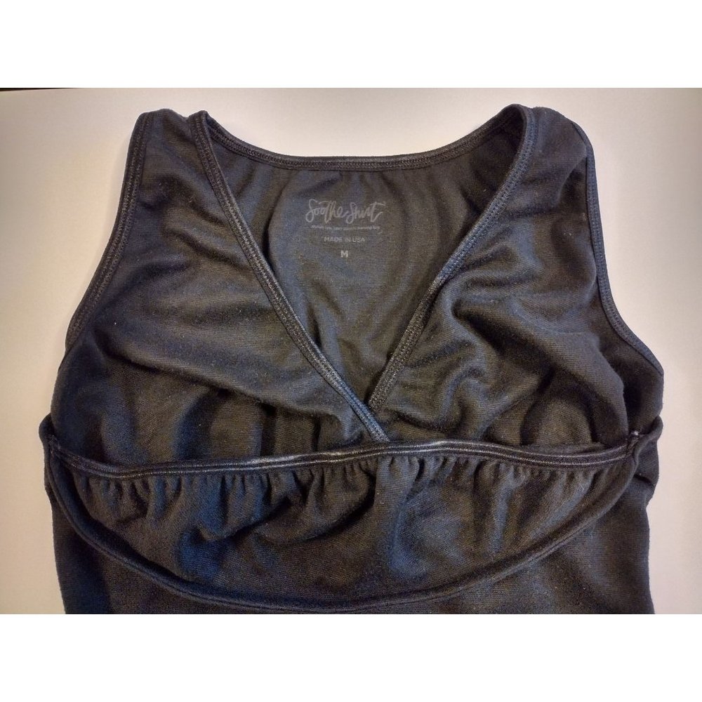 LuLaBu Soothe Shirt black Tank Size Med Baby Wearing - Picture 3 of 7